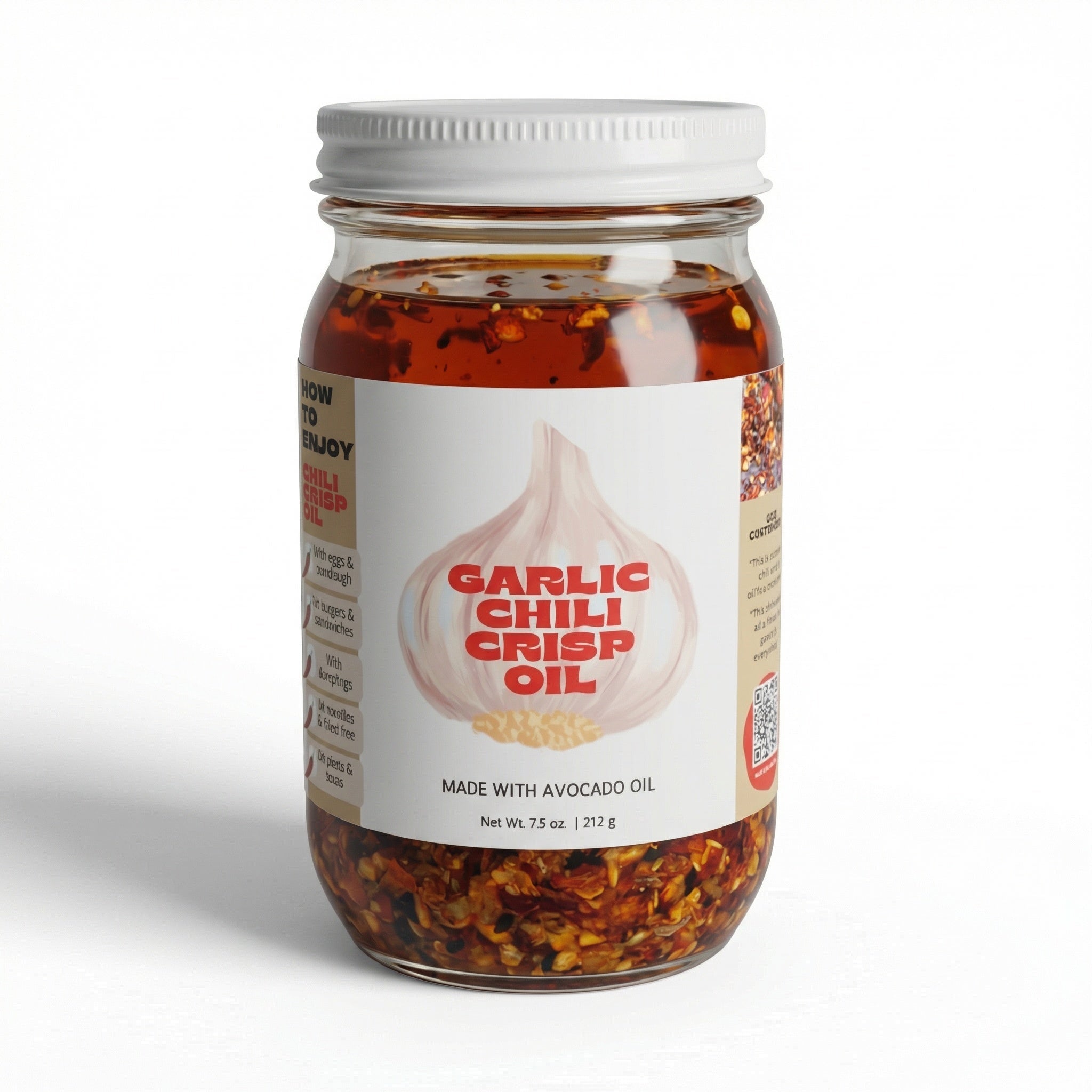 Organic Garlic Chili Crisp Oil