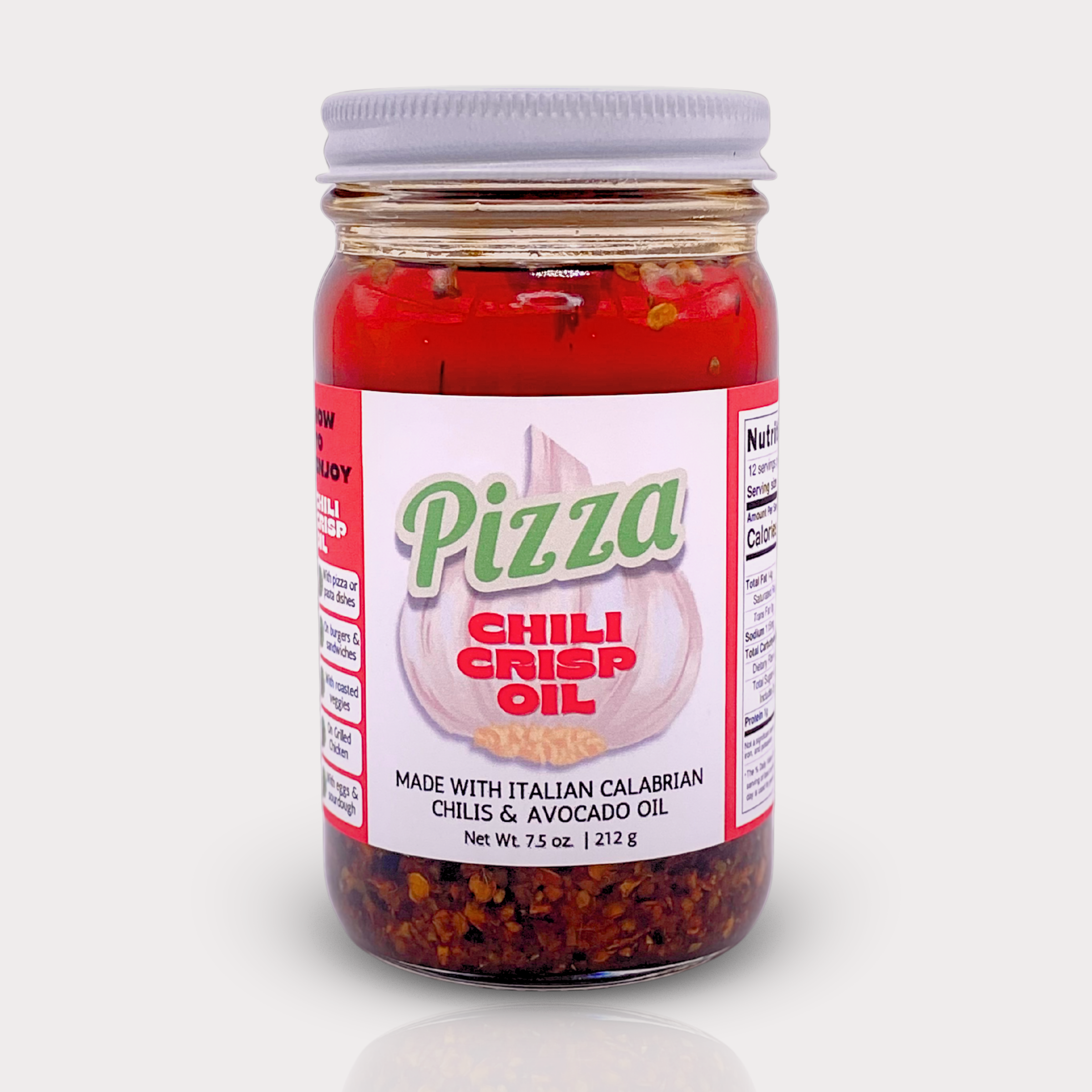 Organic Pizza Garlic Chili Crisp Oil