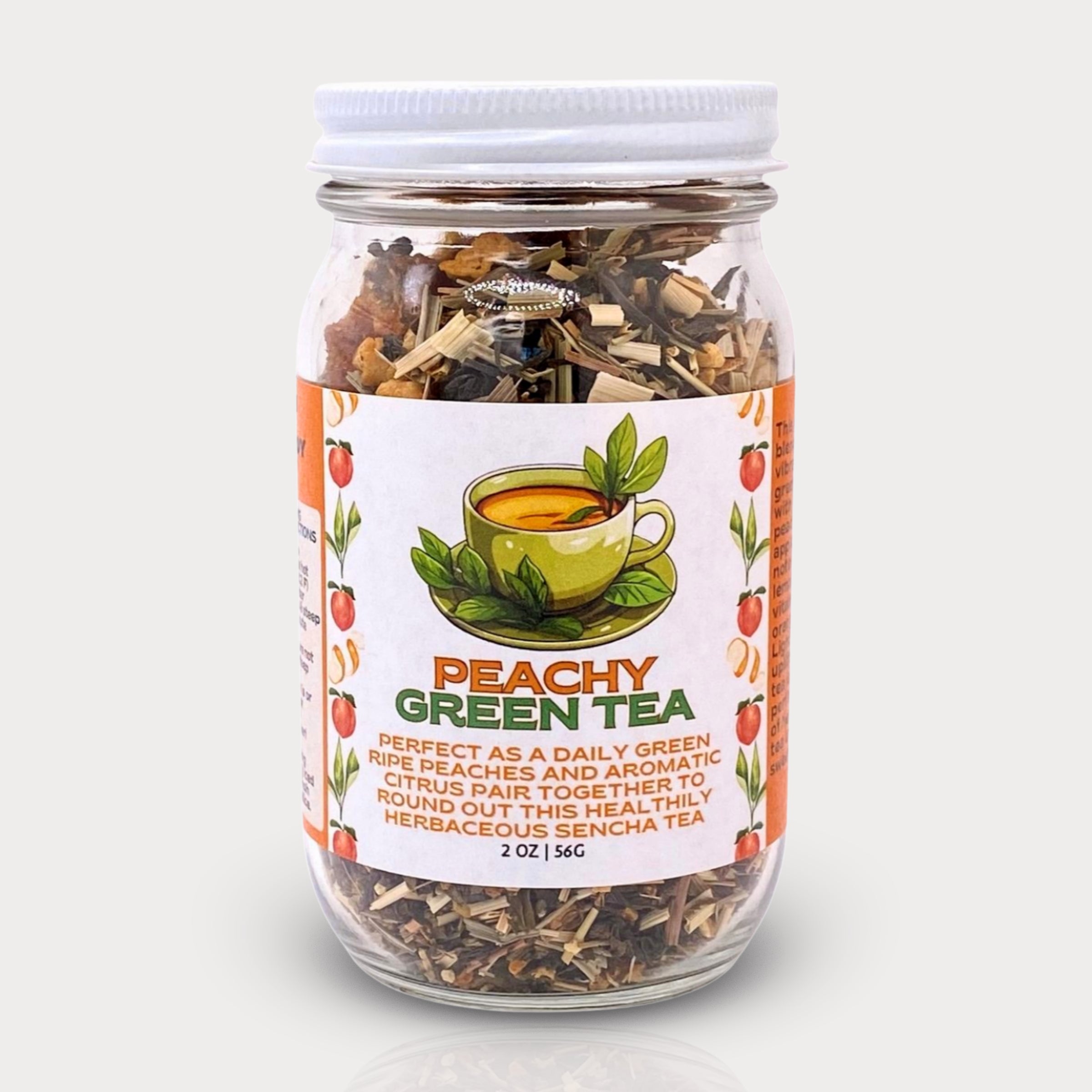 Organic Loose Leaf Tea- Peachy Green