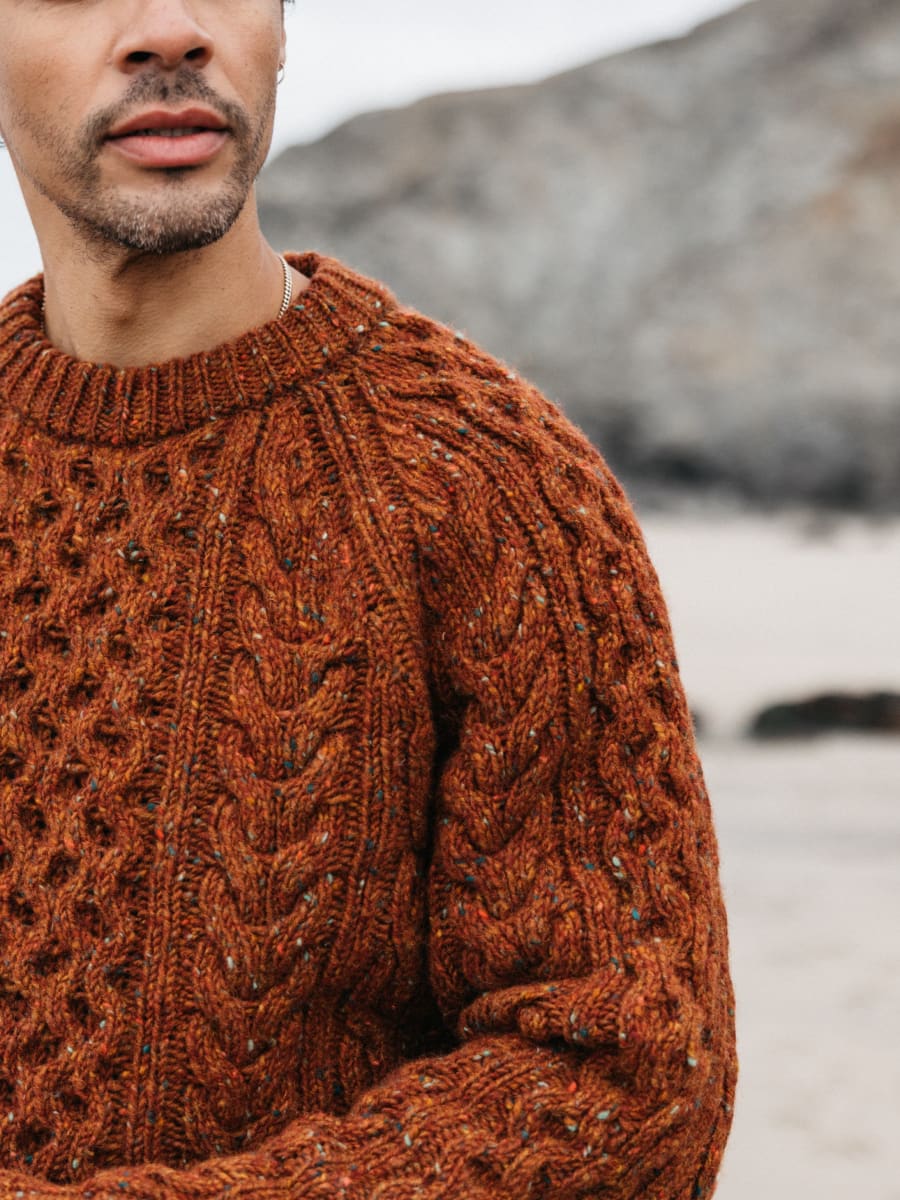 Men's Cabet Jumper - Copper