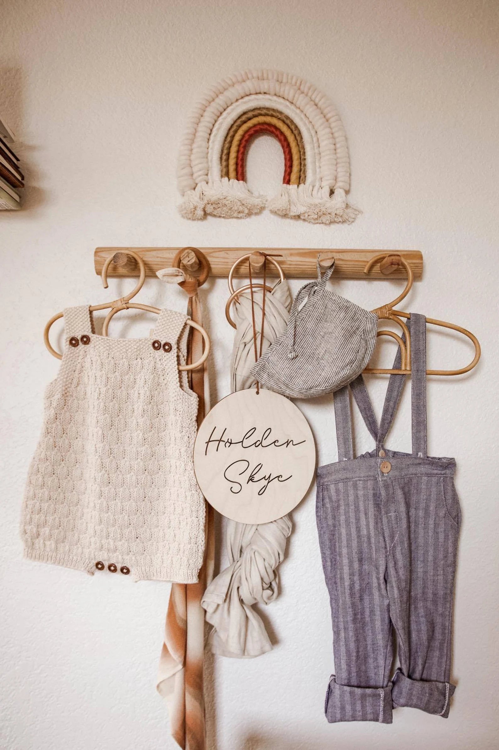 Rattan Kid's  & Baby Hanger