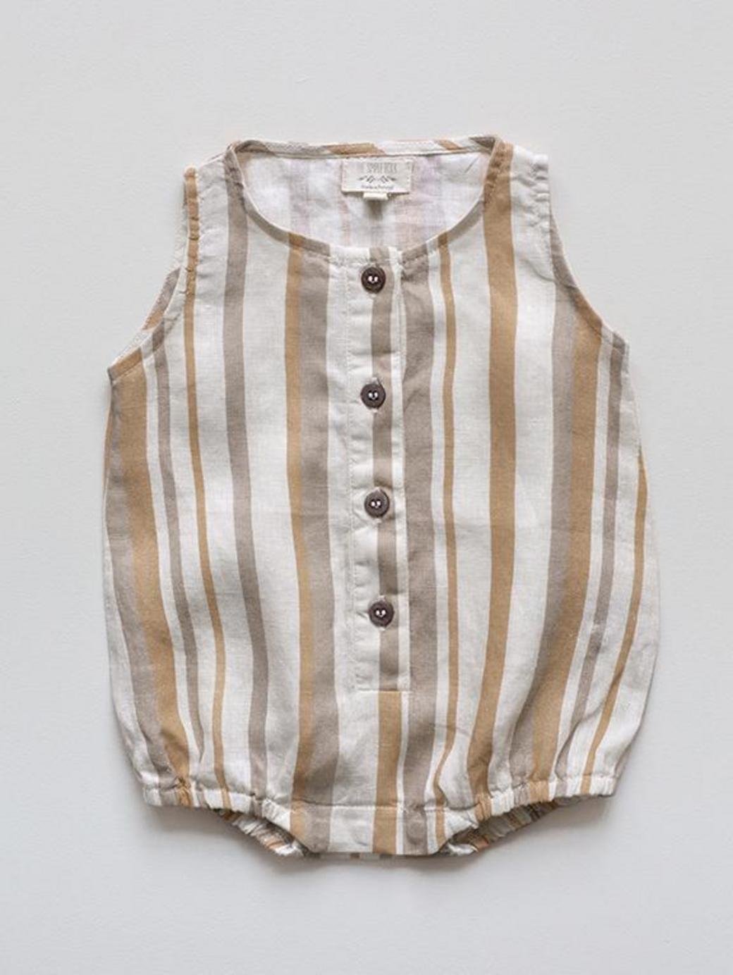 The Freedom Romper - Desert Stripe
