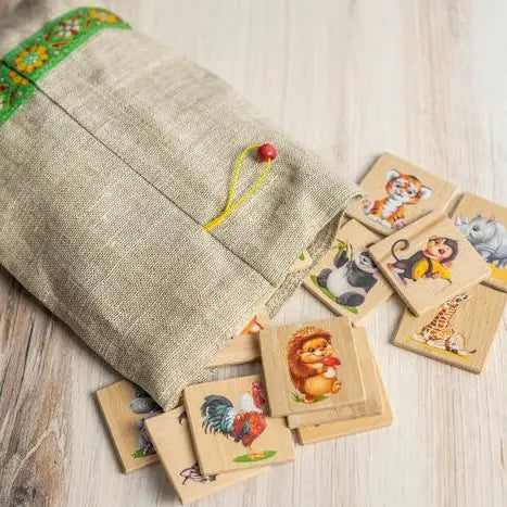 Wooden Memory Matching Game