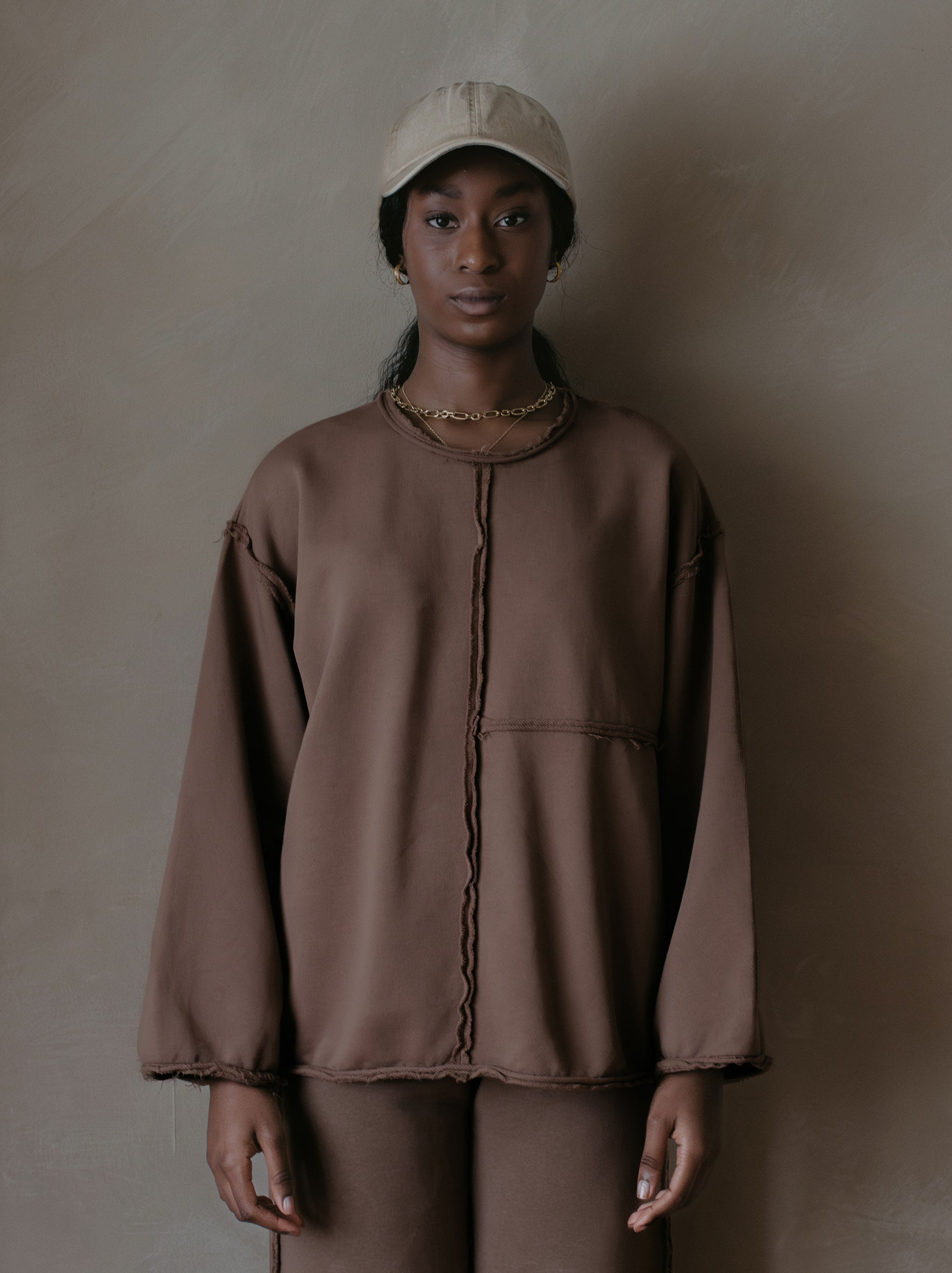 The Raw Seam Sweater Women's - Terra