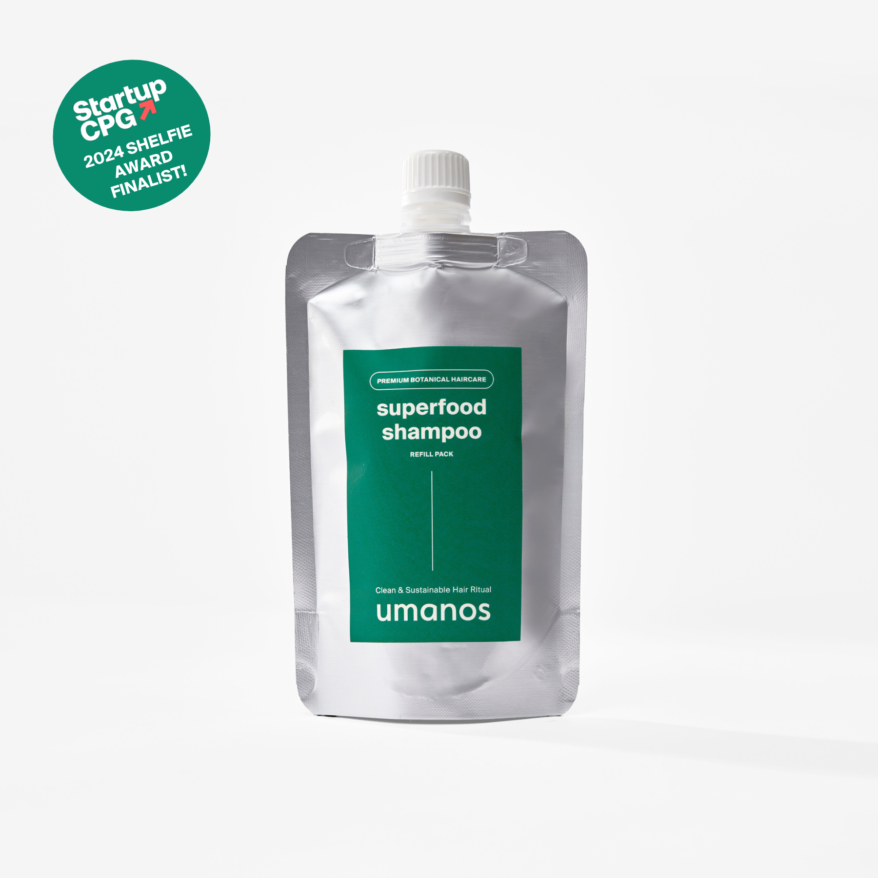 Zero Waste Shampoo Refill Pouch | Zero-Waste, Refillable Superfood Hair Cleanser