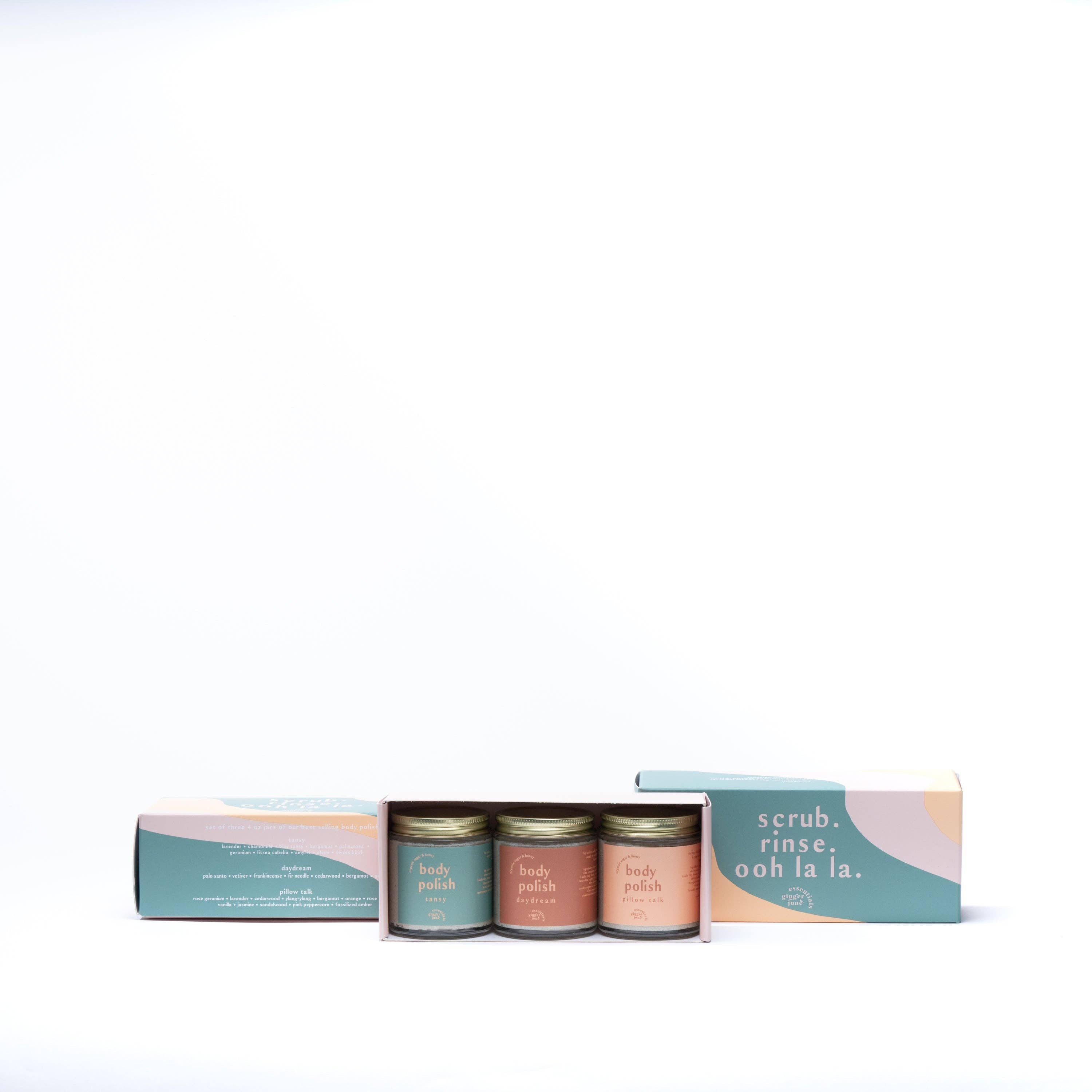 Body Polish Gift Set – Best Sellers Trio | Ginger June