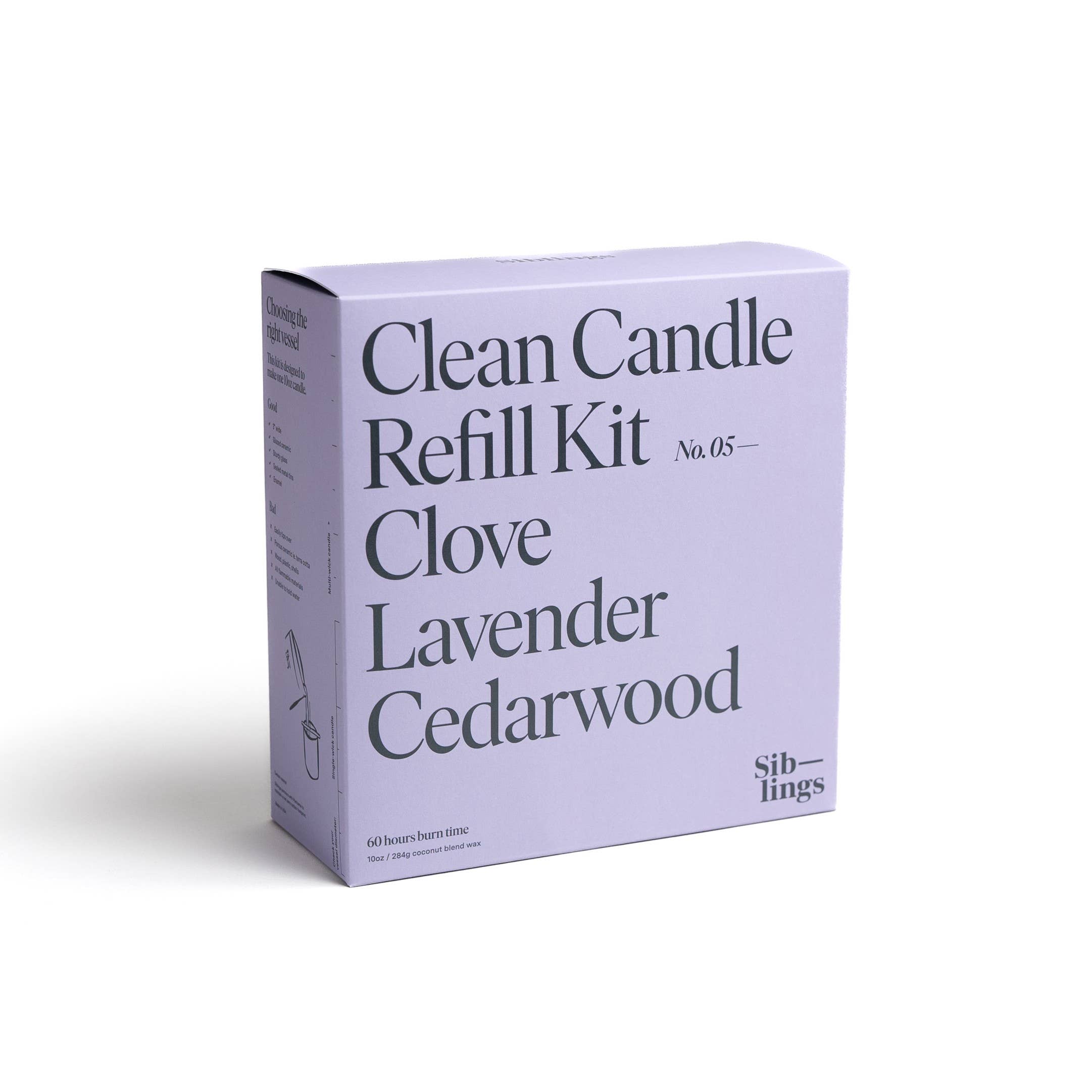 No 05 — Clove, Lavender, Cedarwood | Candle Refill