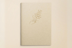 Anna Cosma Golden Wilderness Sustainable Handmade Blank Journal