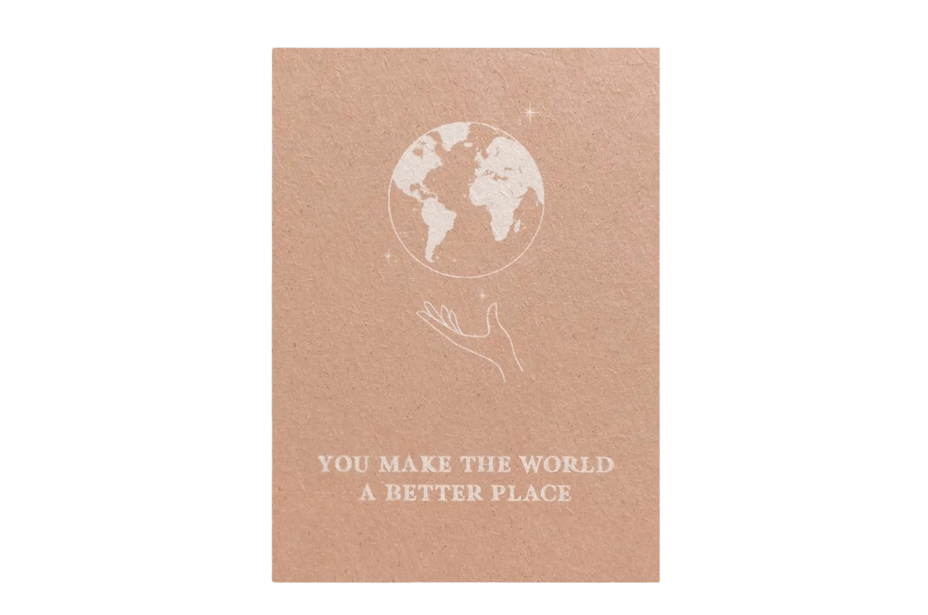 Anna Cosma Mini Affirmation Card- You Make the World a Better Place