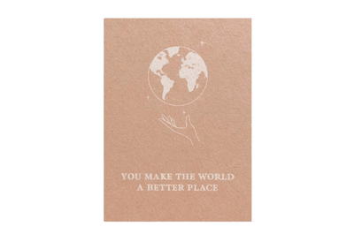 Anna Cosma Mini Affirmation Card- You Make the World a Better Place