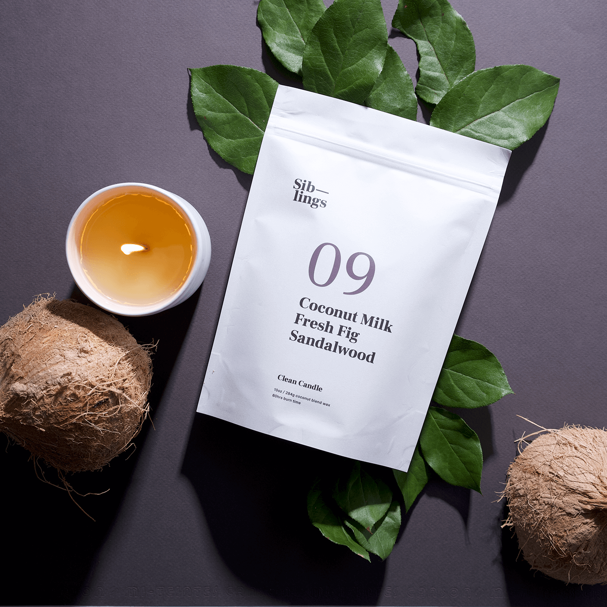 No 09 — Coconut Milk, Fresh Fig, Sandalwood | Candle Refill