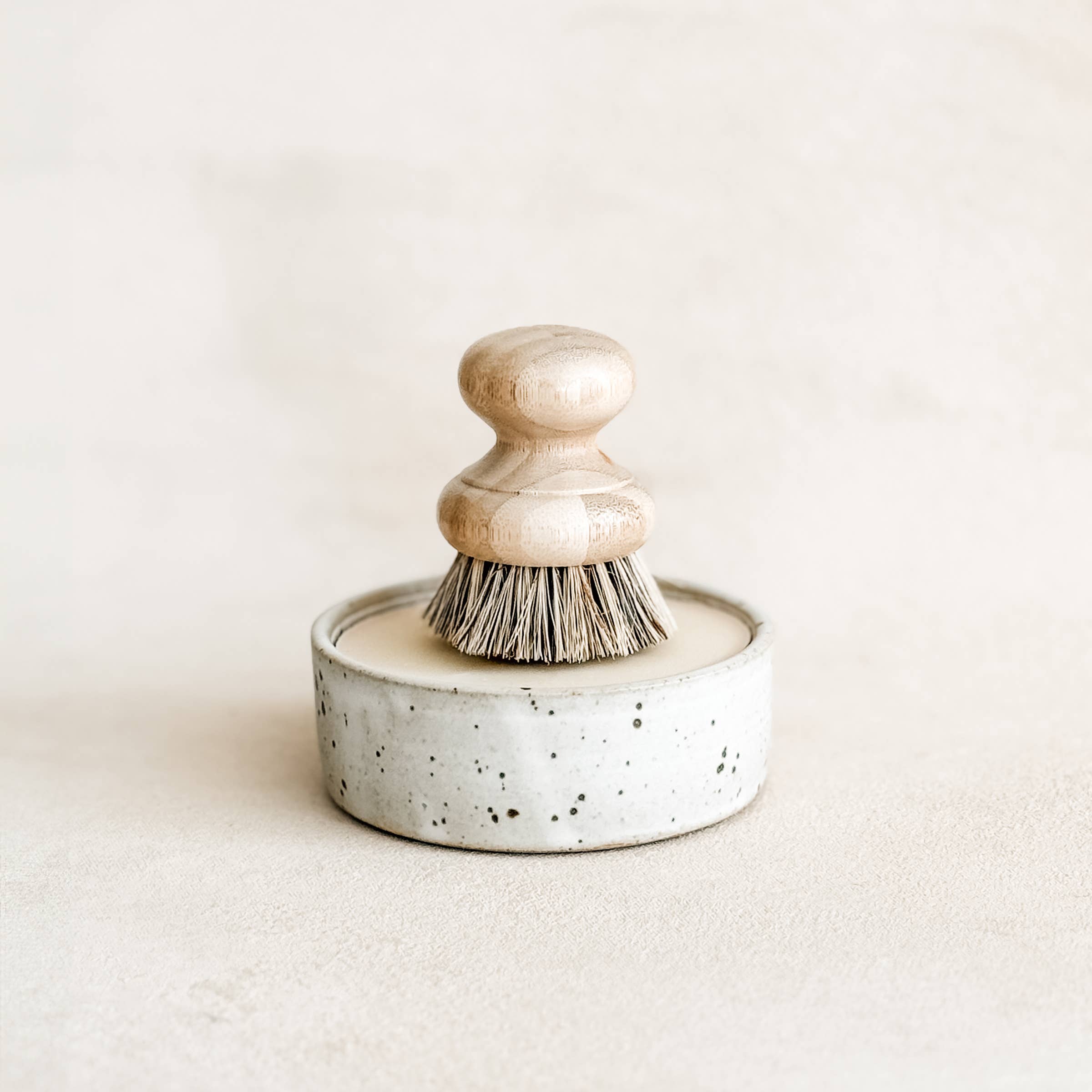 Natural Solid Dish Soap | Refillable Ceramic Dish