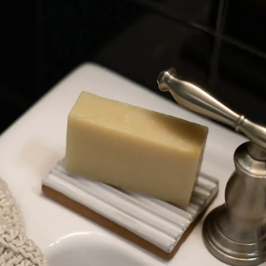 Ceramic Soap Dish-Black, Sage, or White Glaze