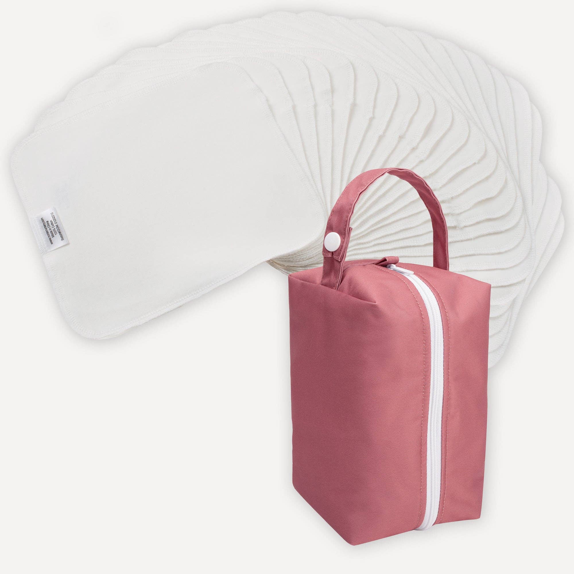 Reusable Cotton Wipes +Travel Pod | 20 Pack With