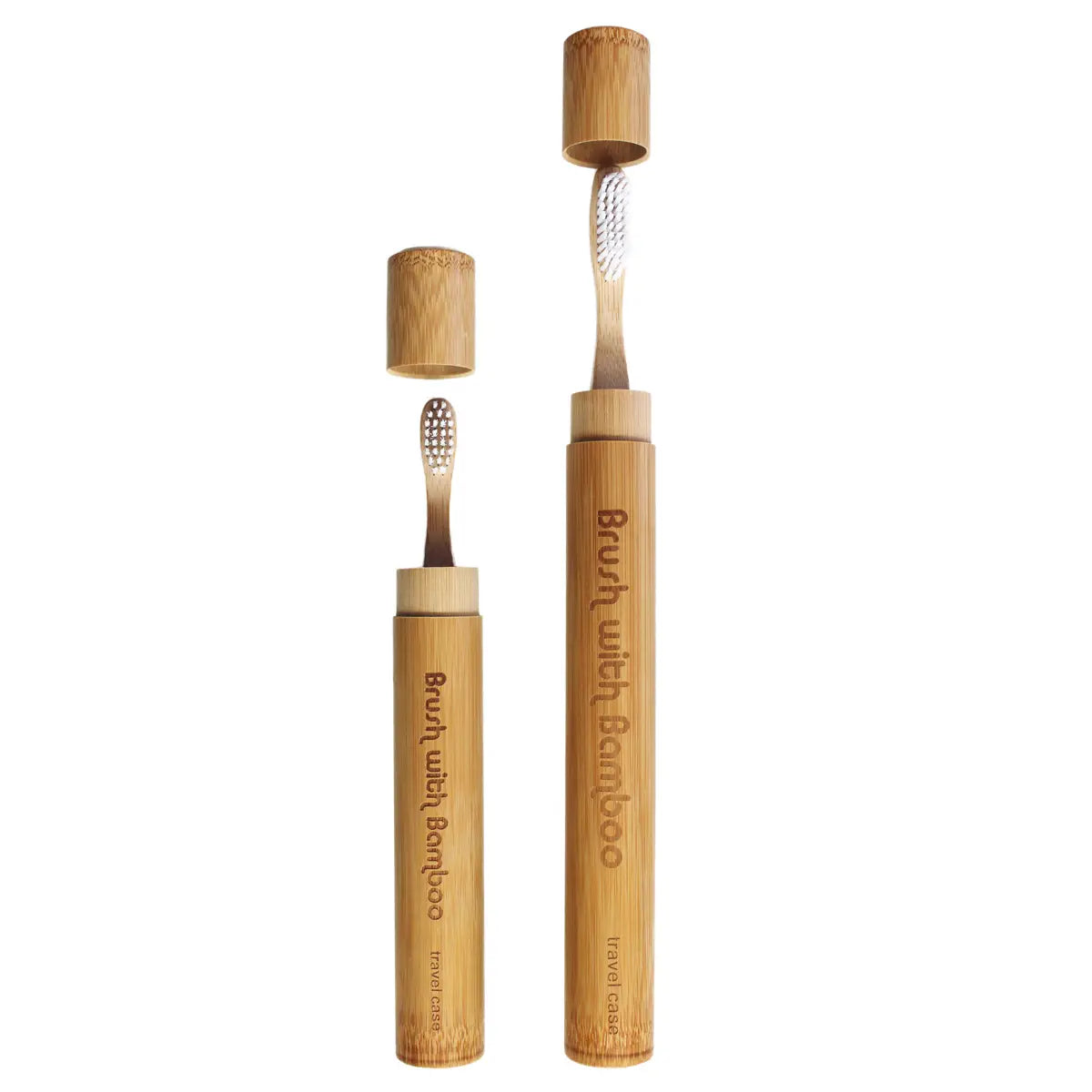Adult Bamboo Toothbrush Travel Case