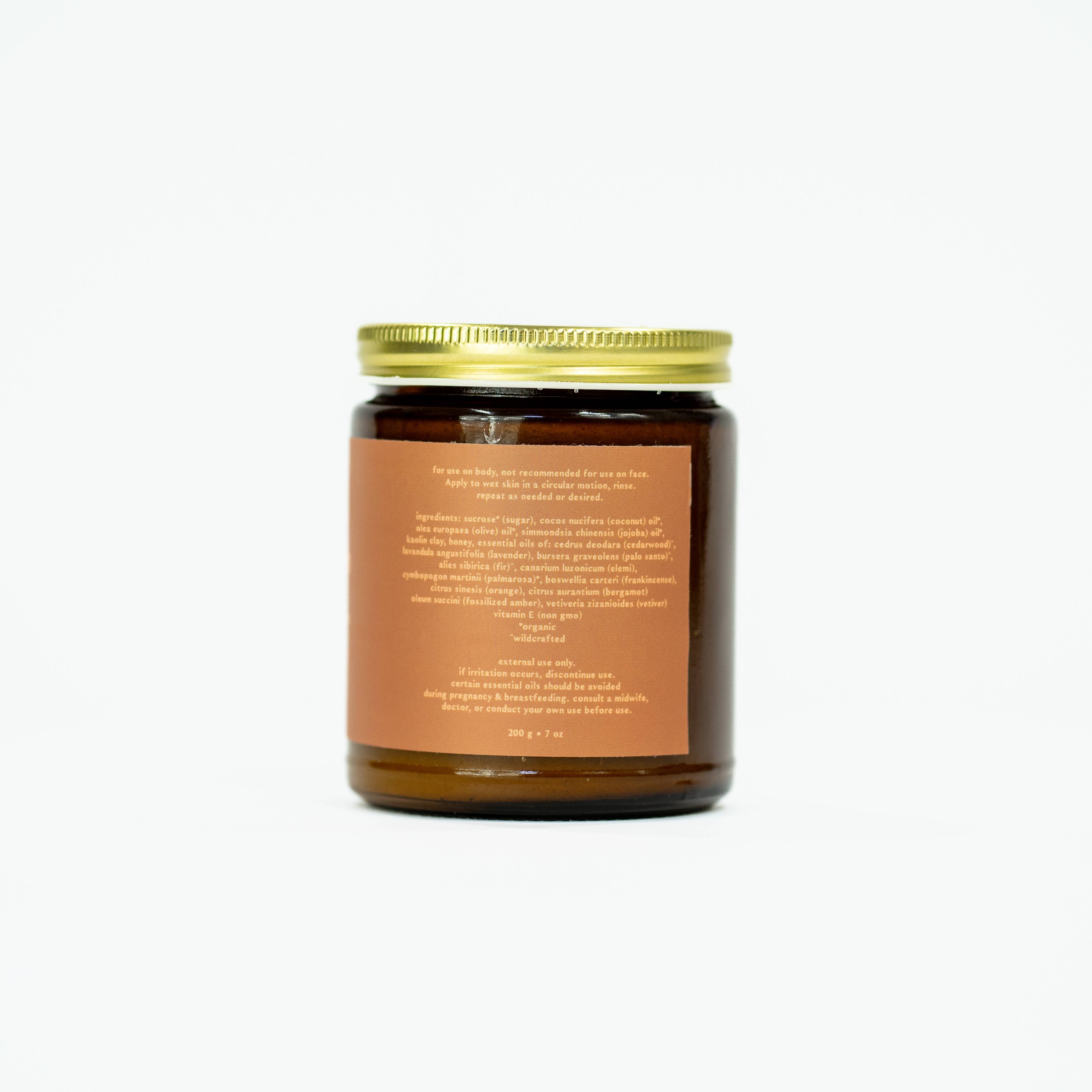 Body Polish DAYDREAM Cedar, Vetiver & Amber Botanical Scrub | Ginger June