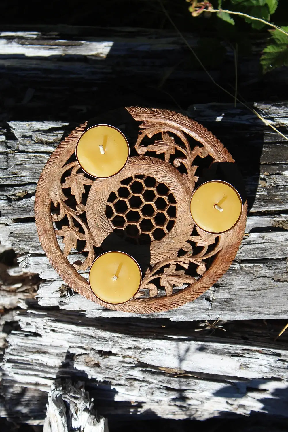 Beeswax Tealight Candles | 6 hr Burn