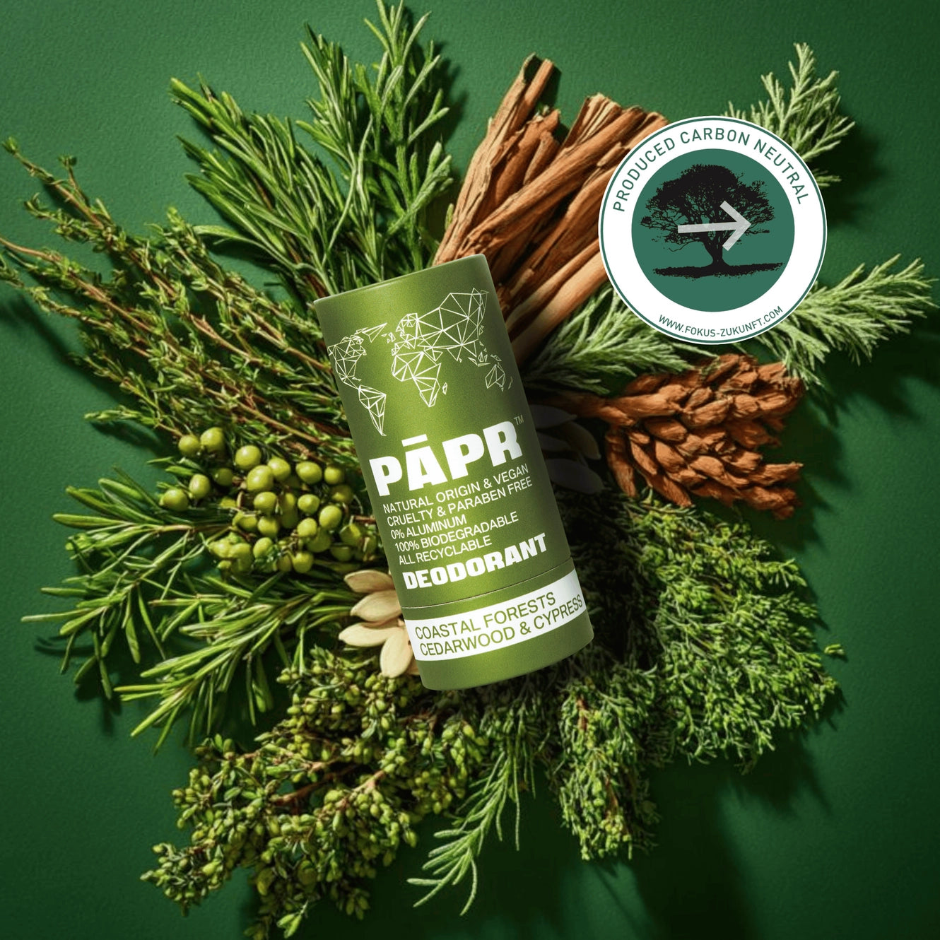 Sustainable Deodorant | Paper Cosmetics