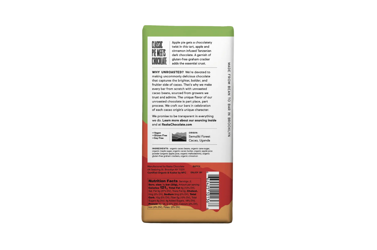 Apple Crisp Chocolate Bar