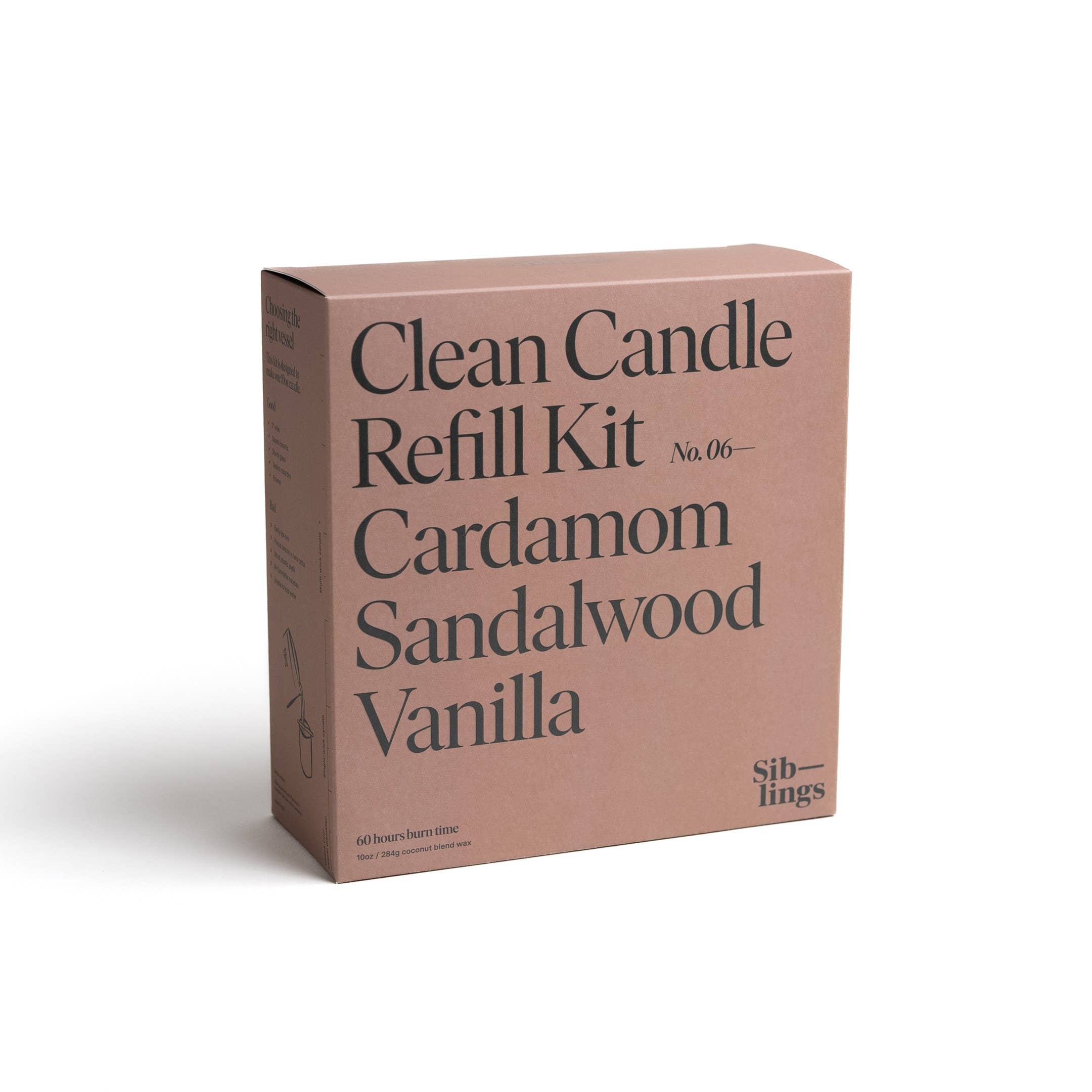 No 06 — Cardamom, Sandalwood, Vanilla | Candle Refill