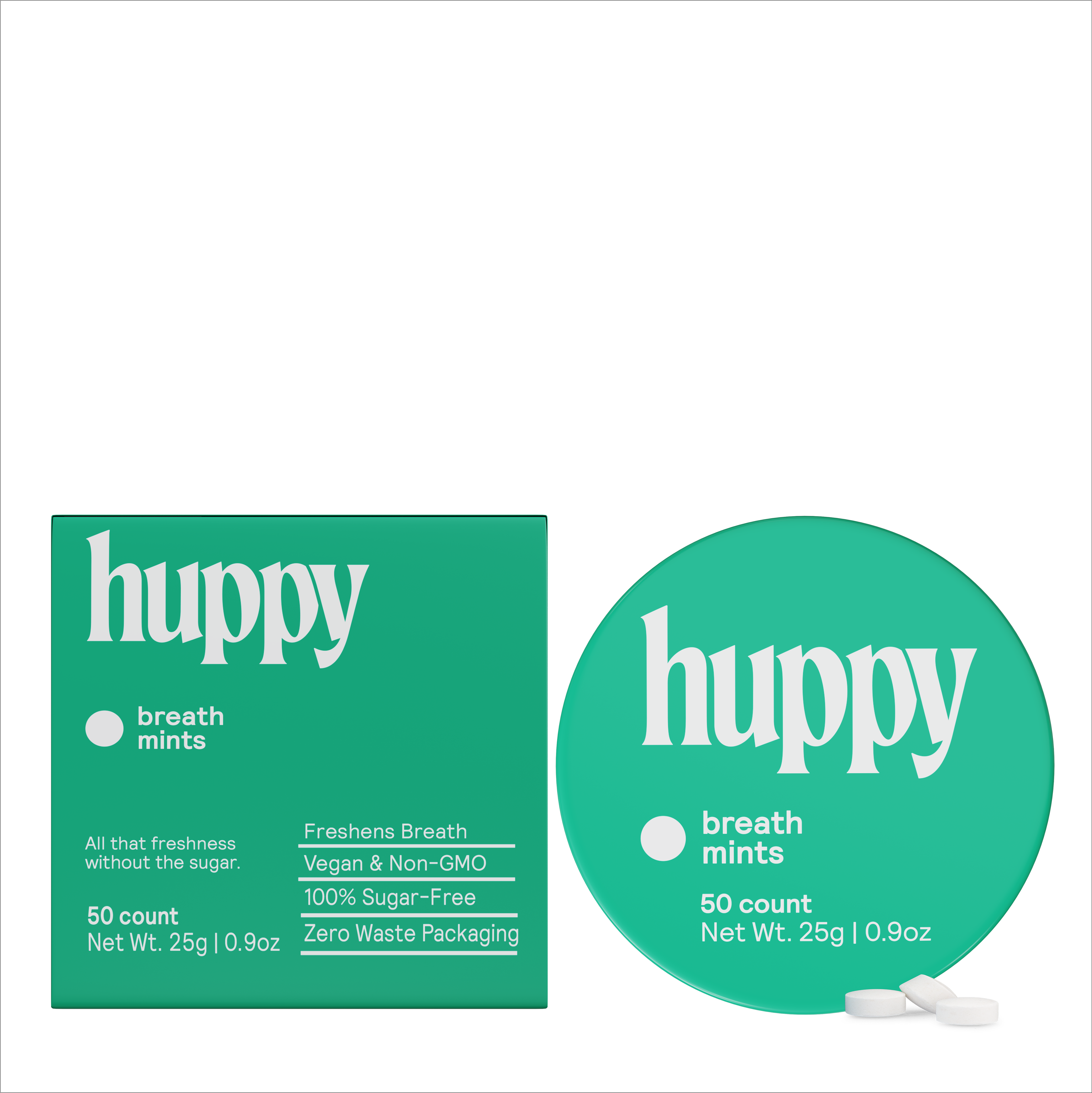 Sugar-Free Breath Mints | Huppy