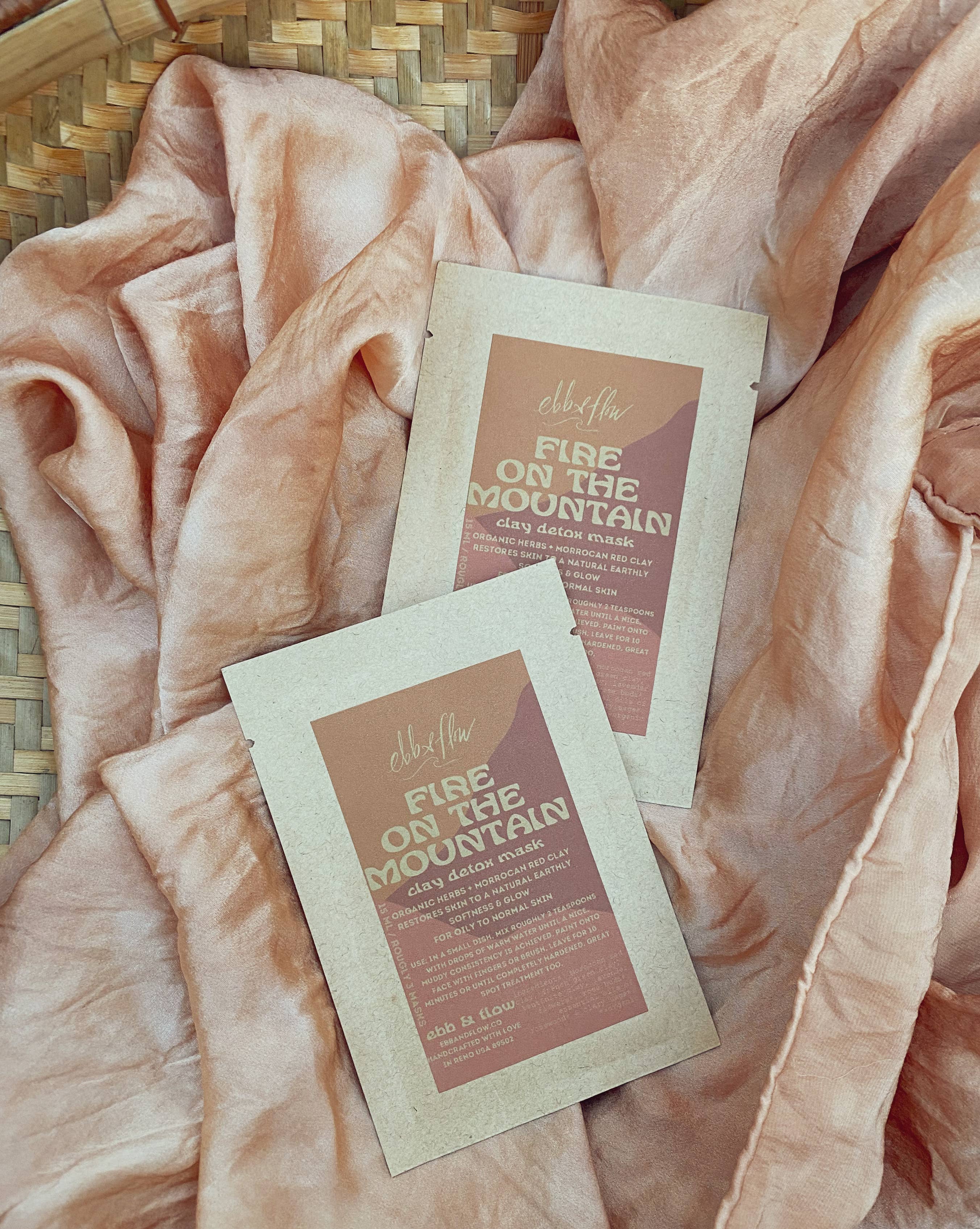 Fire on the Mountain Clay Mask – Travel Size Detox Face Mask