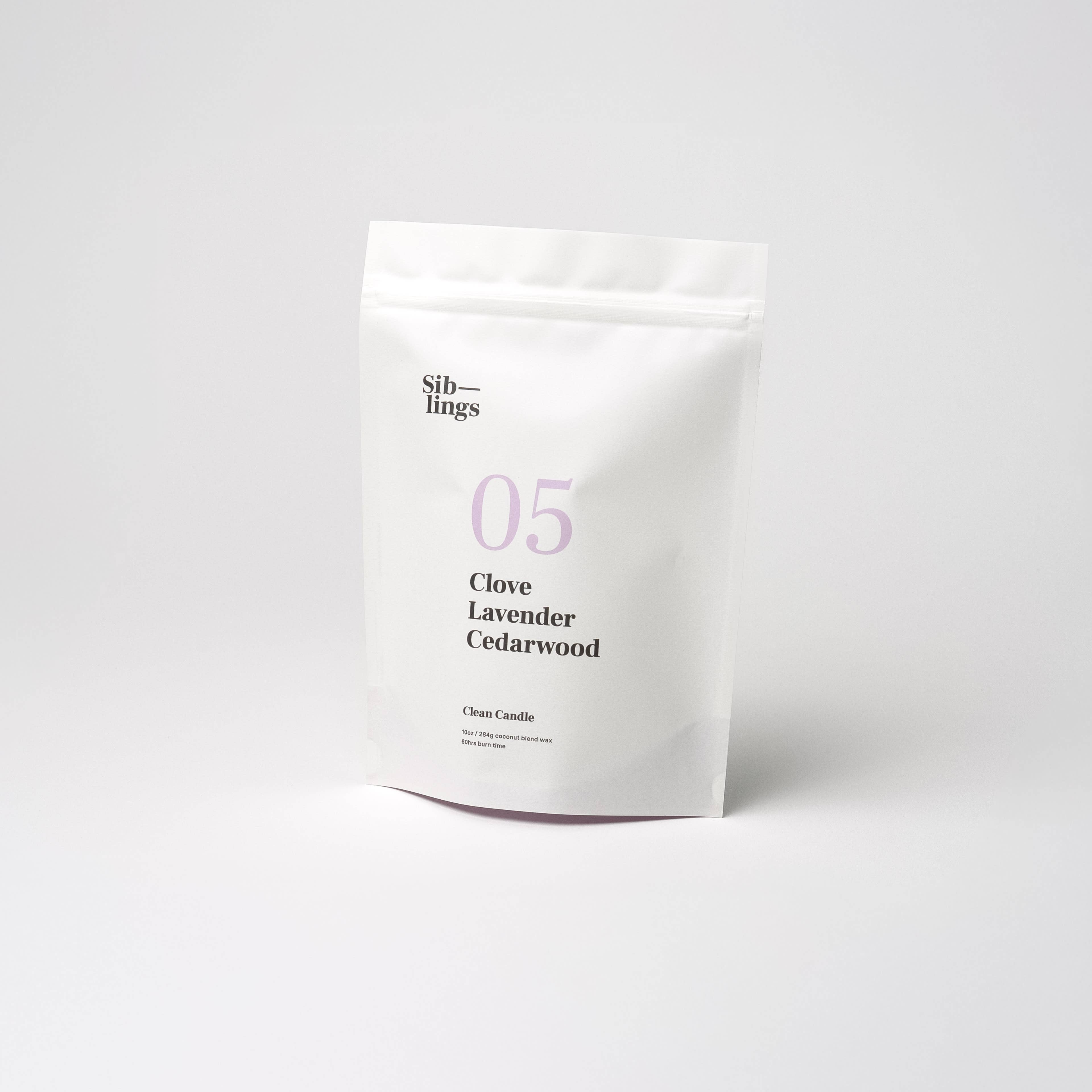 No 05 — Clove, Lavender, Cedarwood | Candle Refill