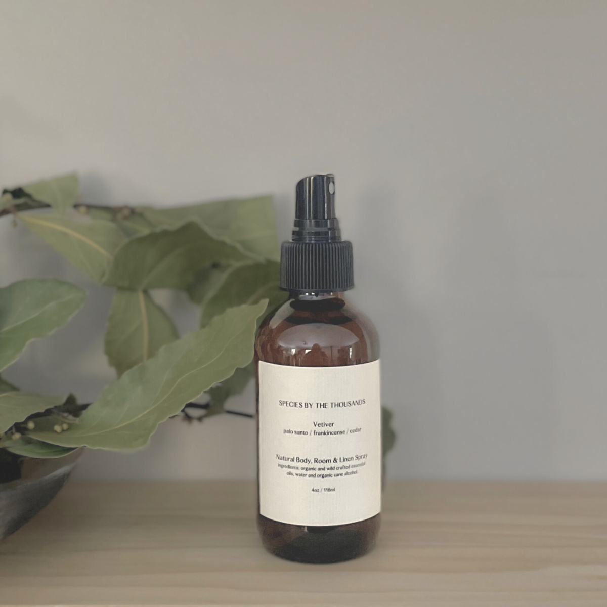 Vetiver Essential Oil Body, Room & Linen Spray | Species By The Thousands