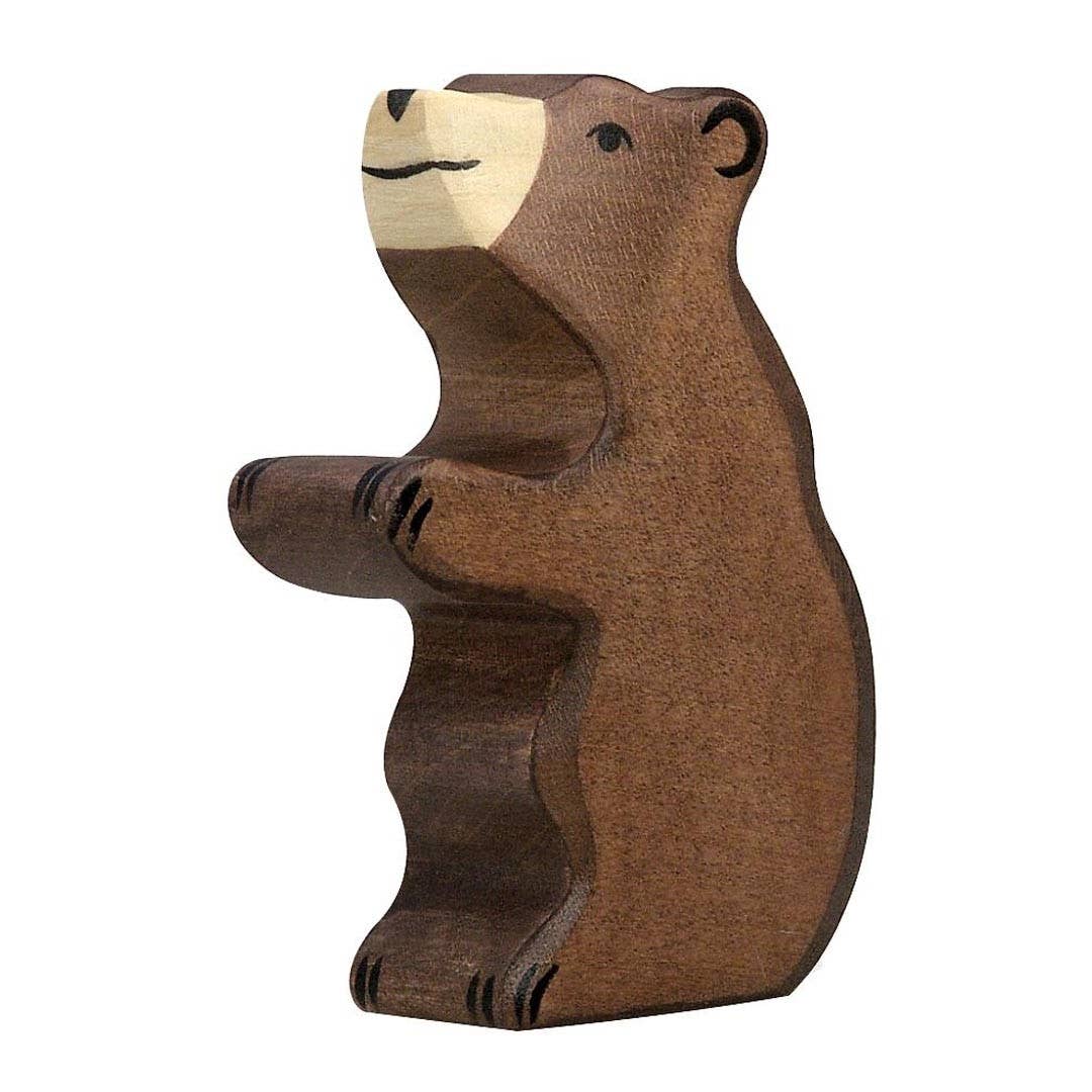 Wood Figure | Little Brown Bear