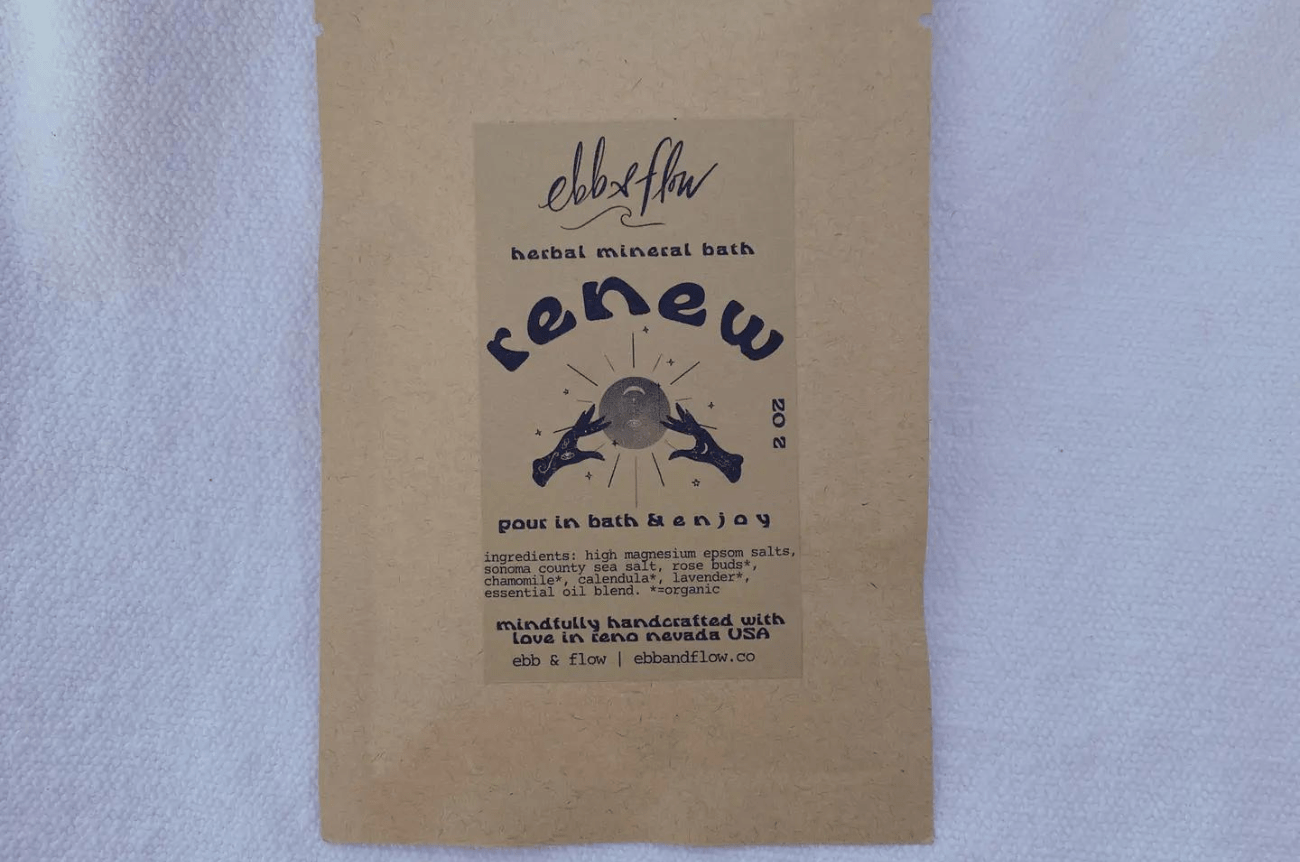 Ebb + Flow bath salt Renew Bath Soak Packet