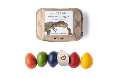 Eco Kids Beeswax Crayons-Dinosaur Eggs