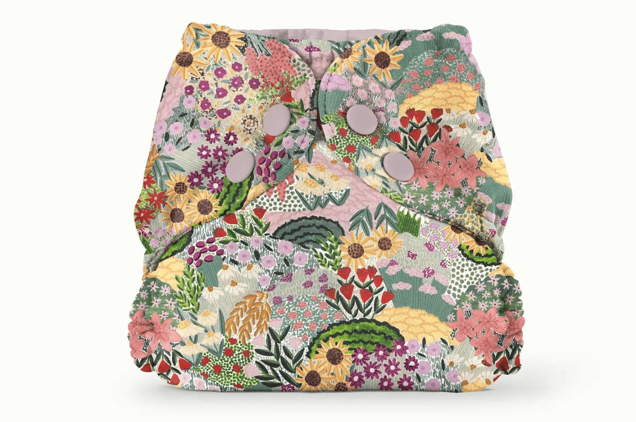 Esembly Botanic Garden / 7-17lbs Outer Shell Cloth Diaper+ Swim Diaper