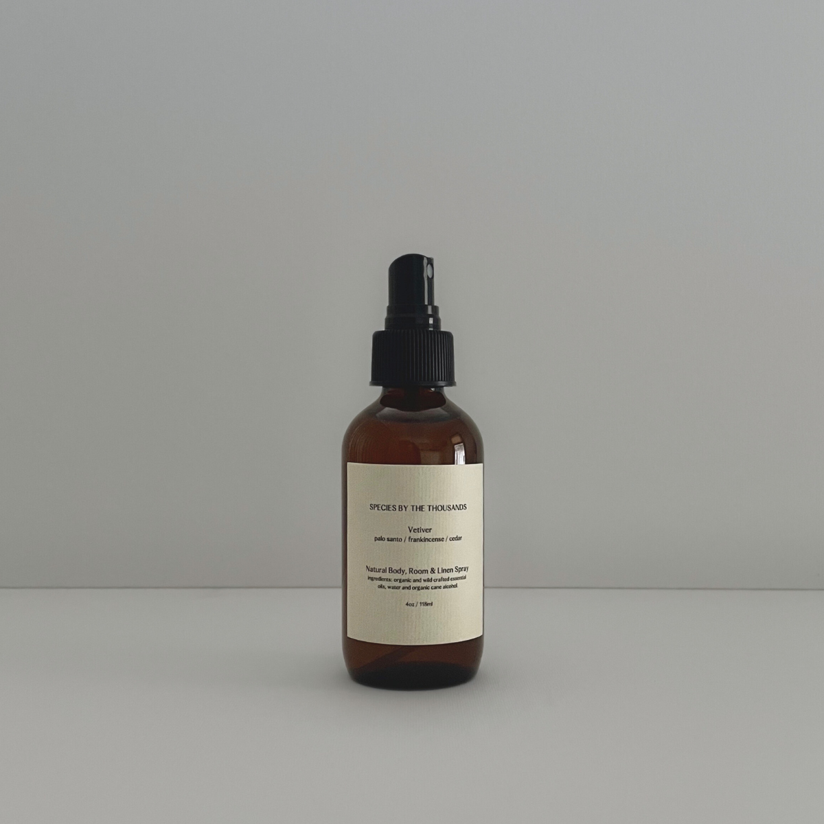 Vetiver Essential Oil Body, Room & Linen Spray | Species By The Thousands