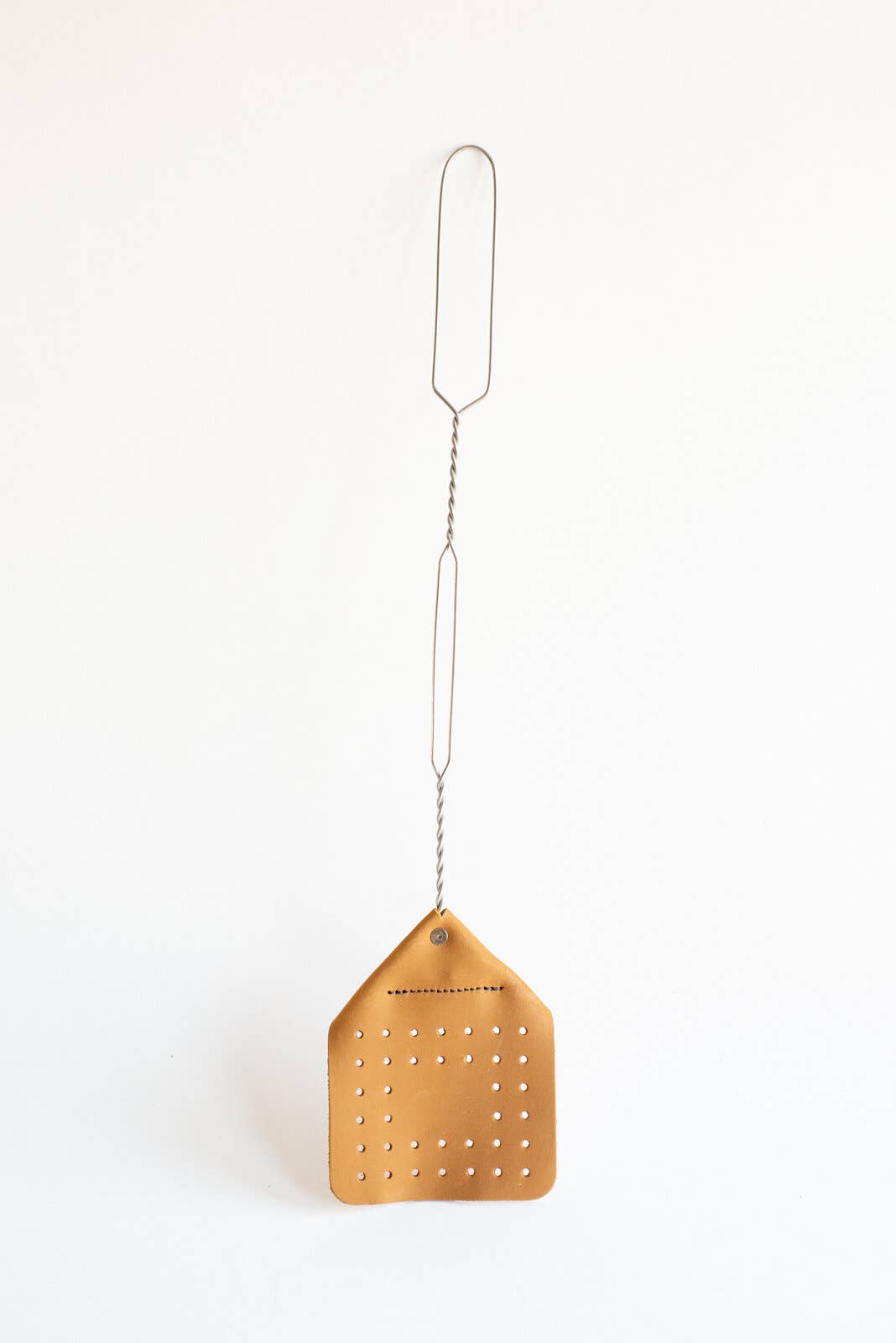 Leather Flyswatter | American Made Summer Essential
: Camel