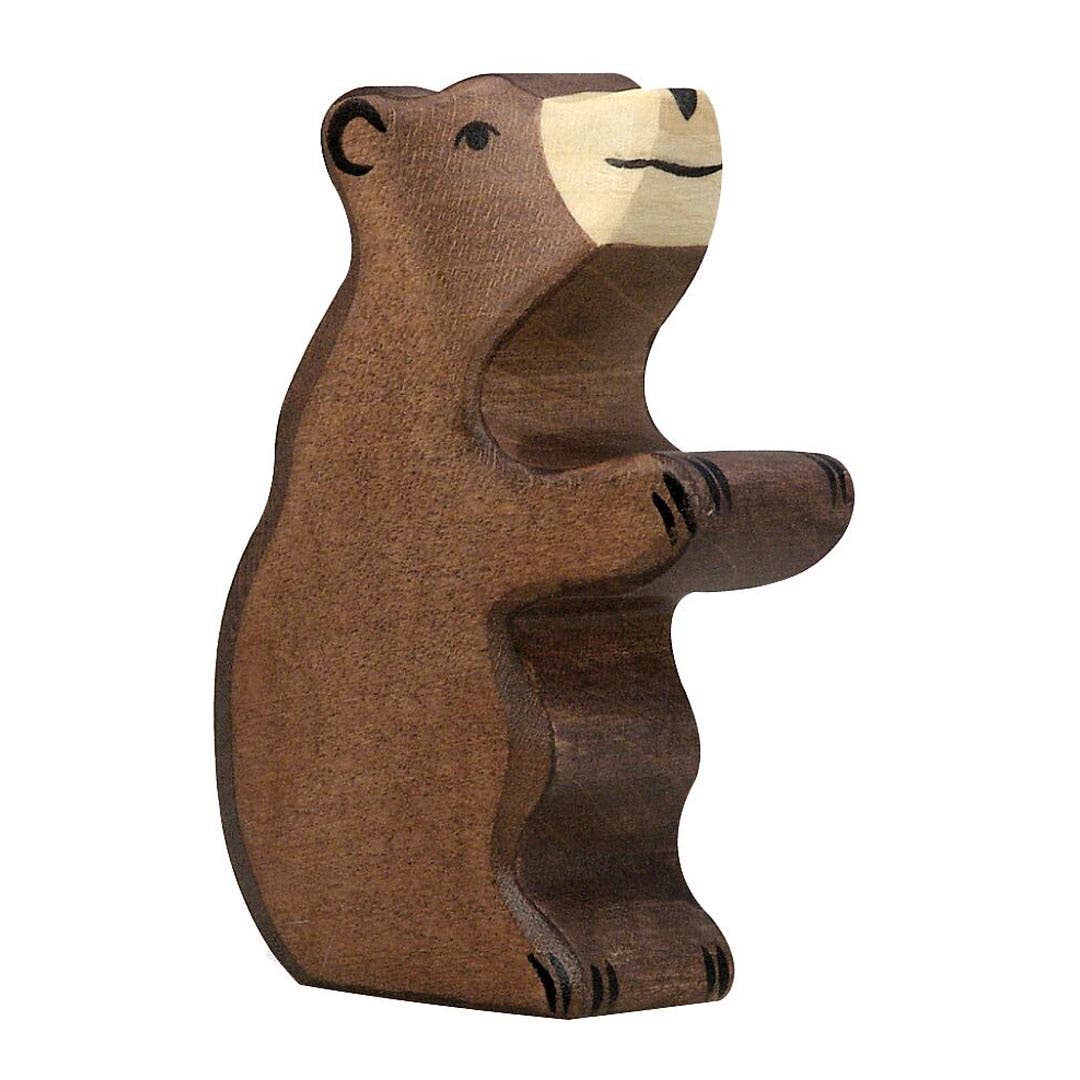 Wood Figure | Little Brown Bear