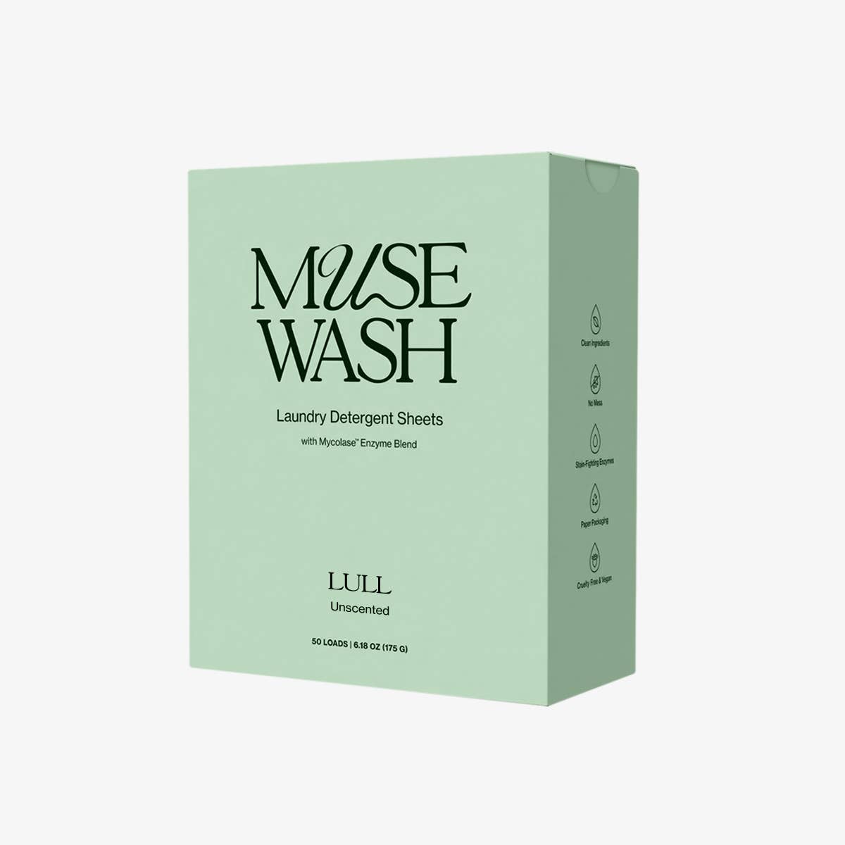 Laundry Detergent Sheets – Enzyme-Powered, Plastic-Free | MUSEWASH