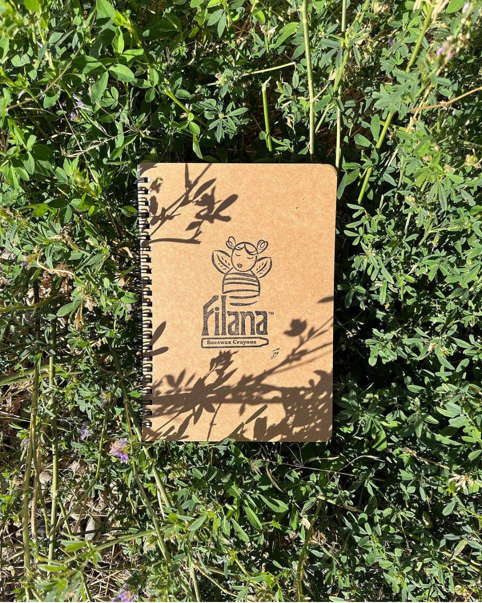 Recycled Paper Sketchbook – 60 Blank Eco-Friendly Pages | Filiana