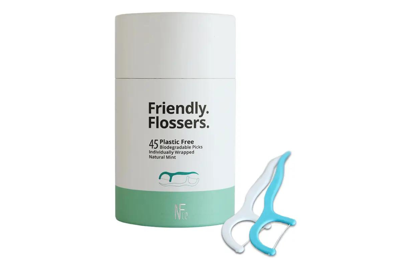 Biodegradable Floss Picks- 45 Pack