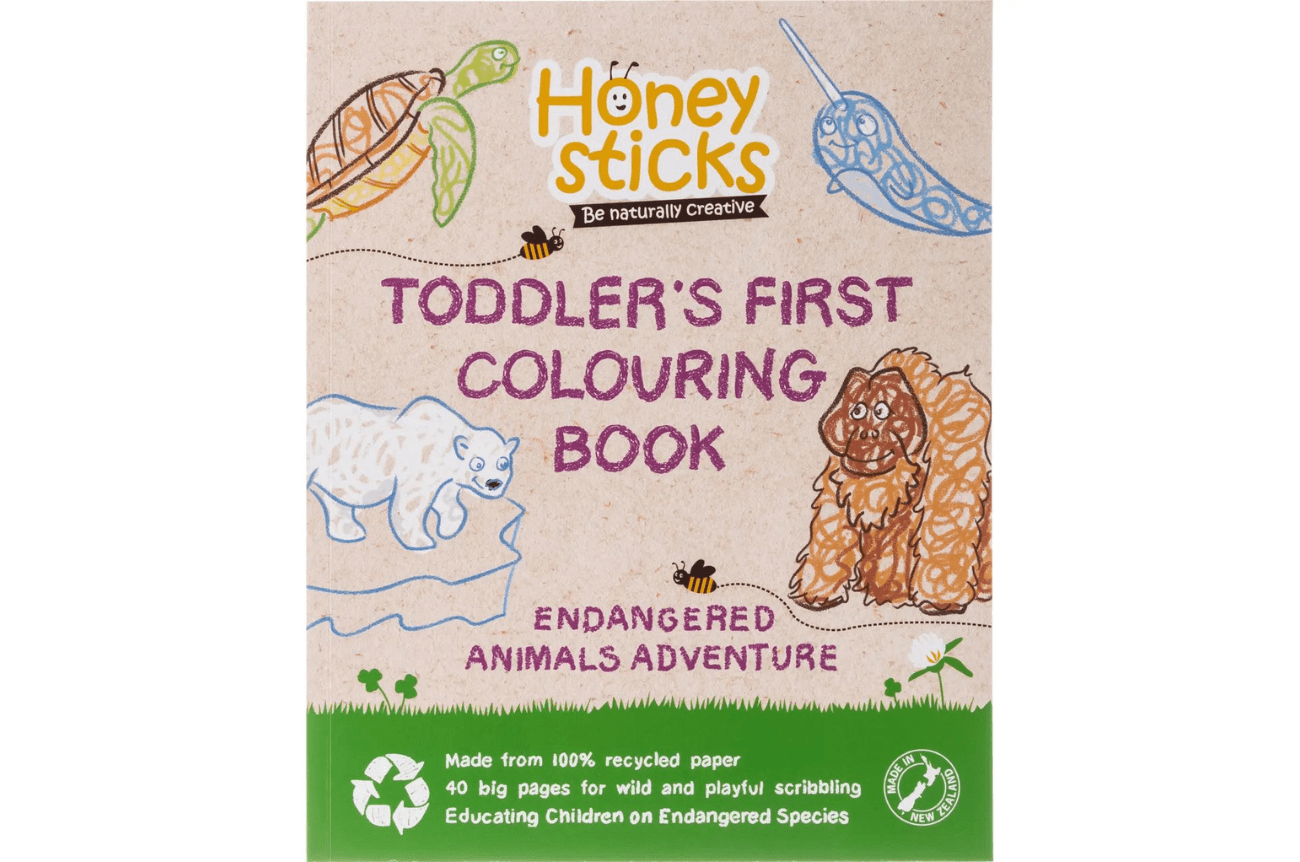 Honeysticks Coloring Book- Endangered Species