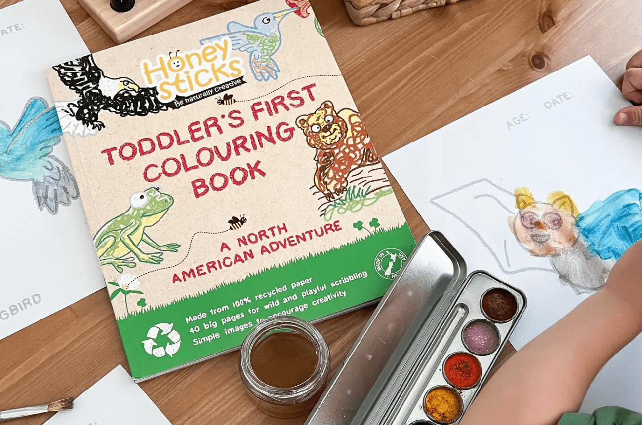 Honeysticks Coloring Book- North America