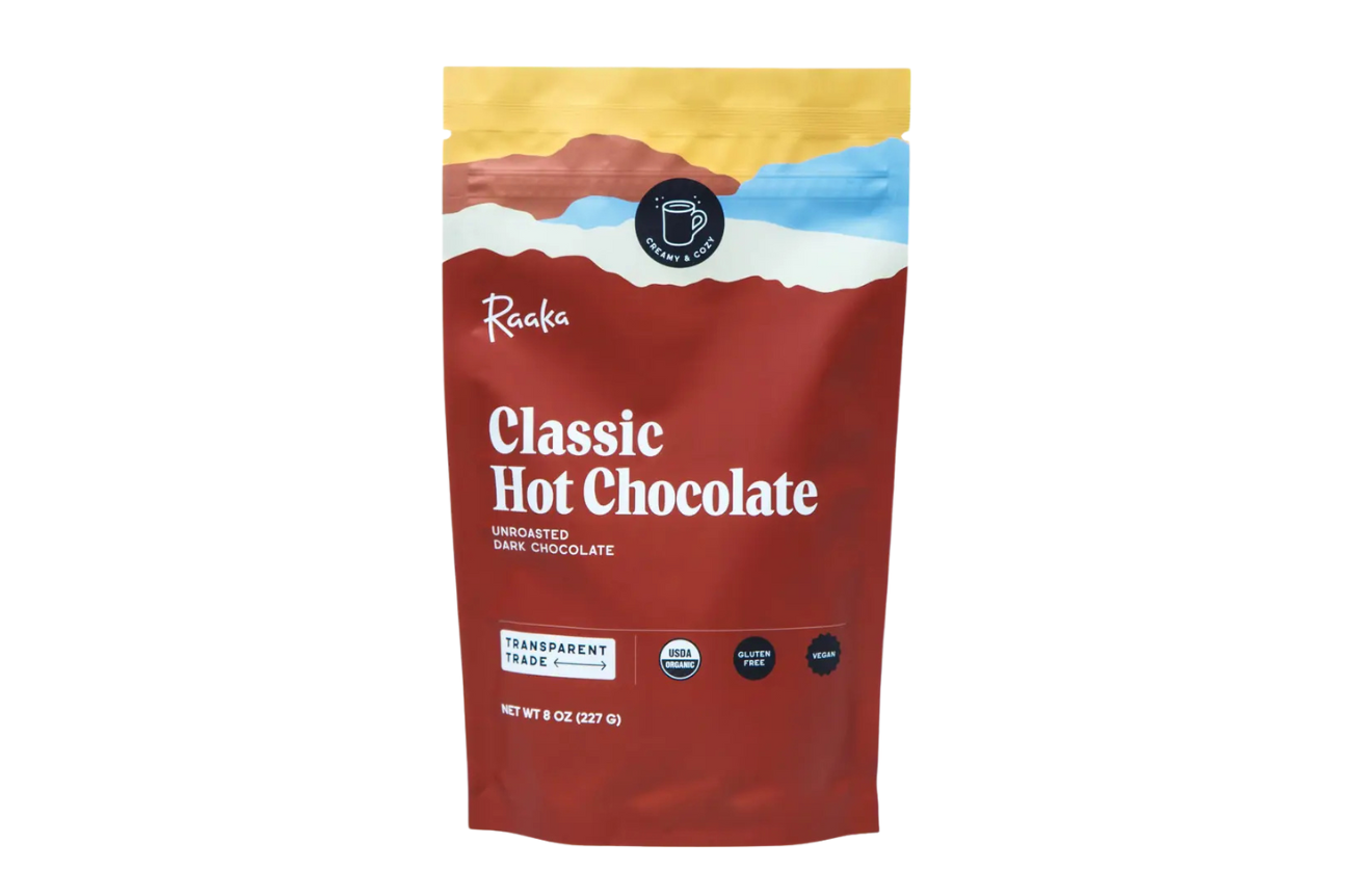 Classic Hot Chocolate – Organic Cacao Blend with Coconut Milk | Raaka Chocolate