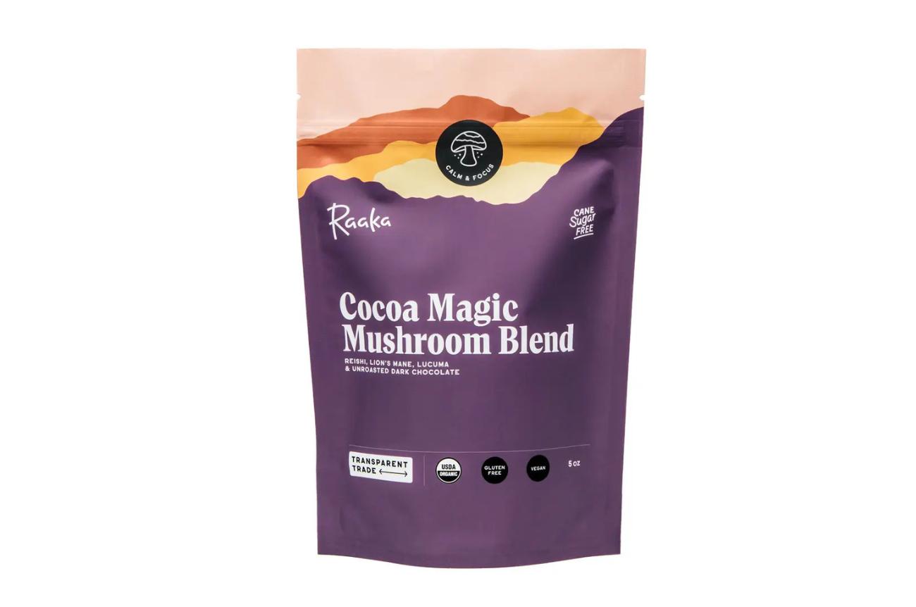 Mushroom Adaptogenic Cacao Blend | Raaka Chocolate