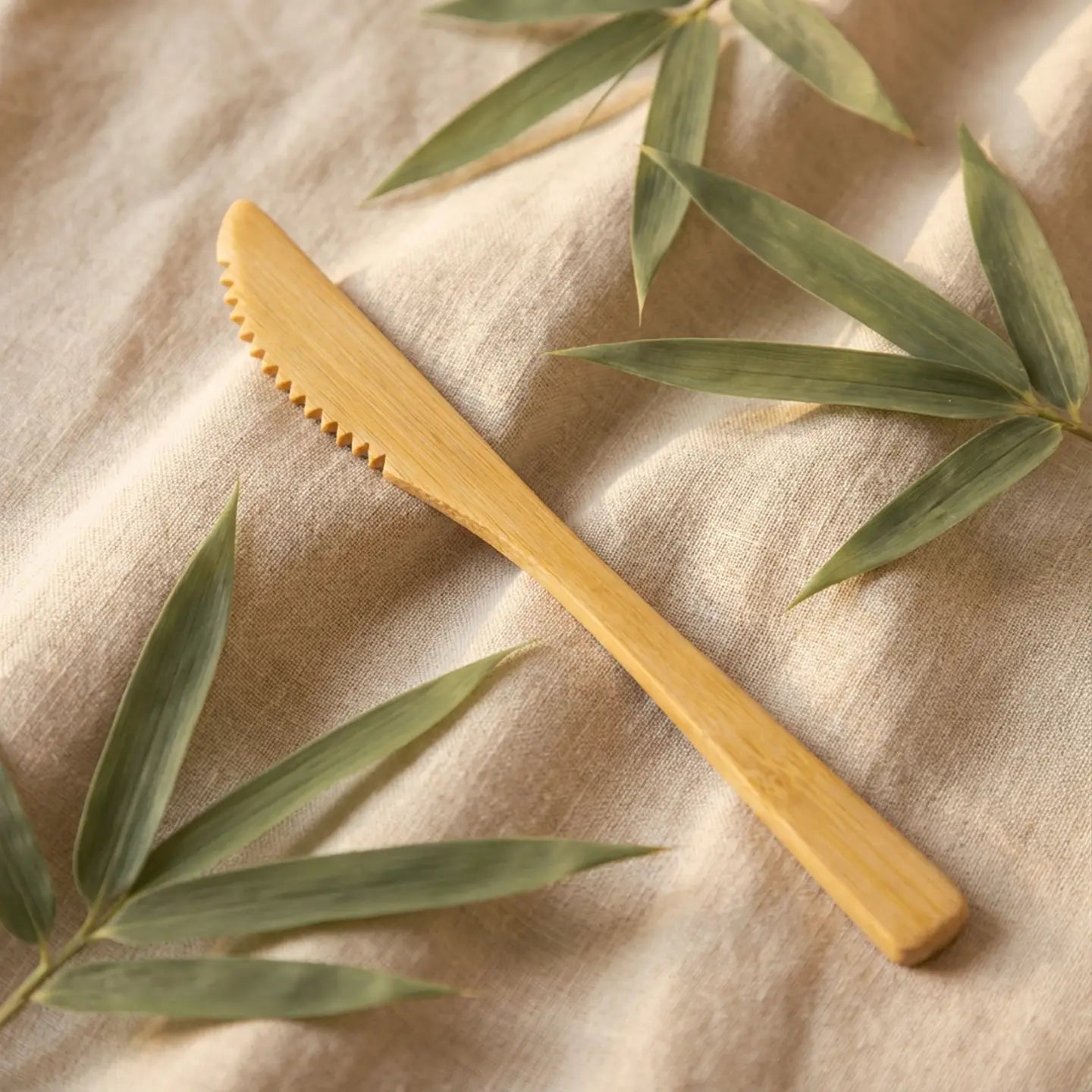 Individual Bamboo Utensil | Spoon, Knife, Fork