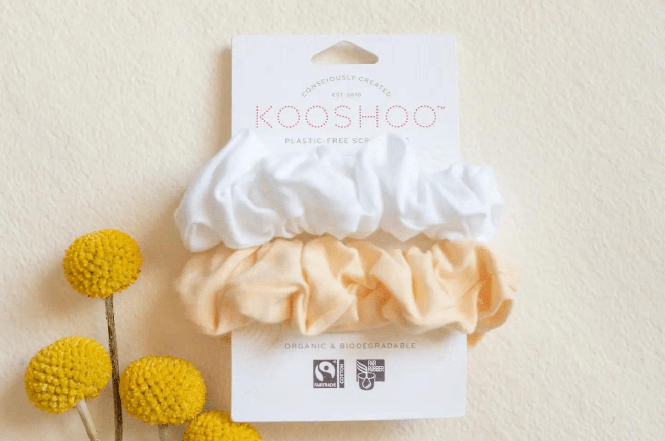 KooShoo Natural Light Organic Scrunchies