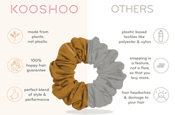 KooShoo Organic Scrunchies