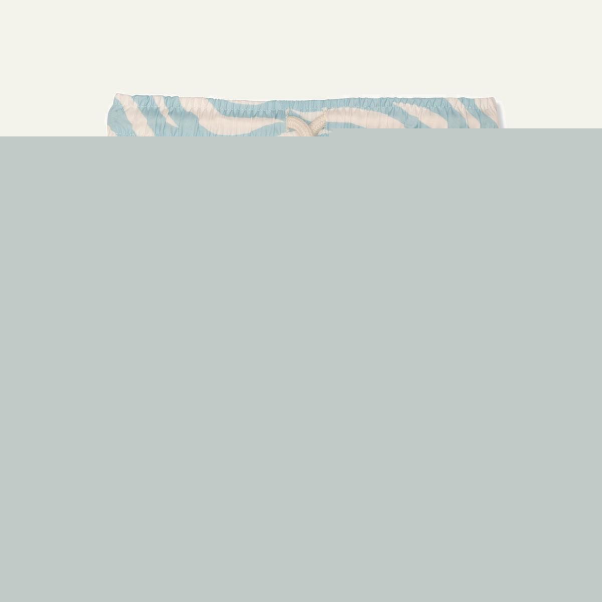 Seaqual Recycled Polyester Blue Zebra Kid Swim Trunks - Natural/sterling Blue