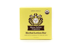Moon Valley Organics Lemon Vanilla Herbal Lotion Bar
