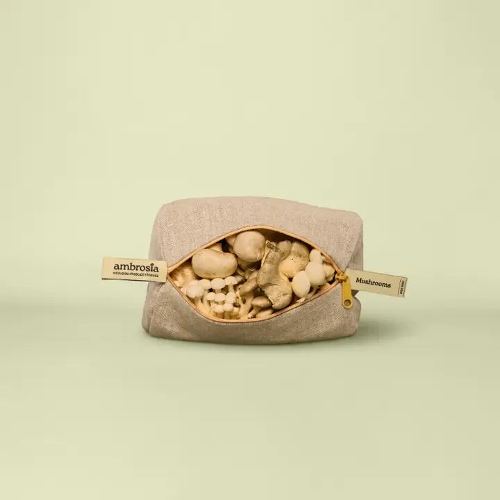 Linen Mushroom Storage Bag  | Ambrosia Bag