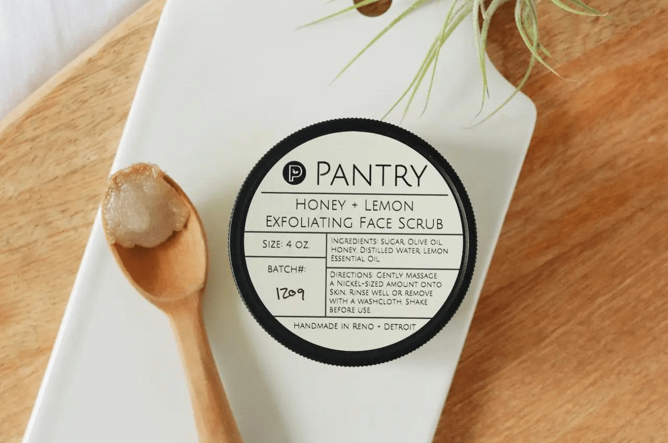 Pantry Products Honey and Lemon Exfoliating Face Scrub