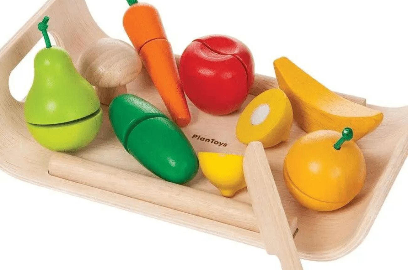 PlanToys Assorted Fruit and Vegetable Toys